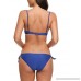 ADOME Bikini Swimsuit for Women Push up Underwire Swimwear Tie Side Bathing Suits XS-XL Blue B07DKWSQ18